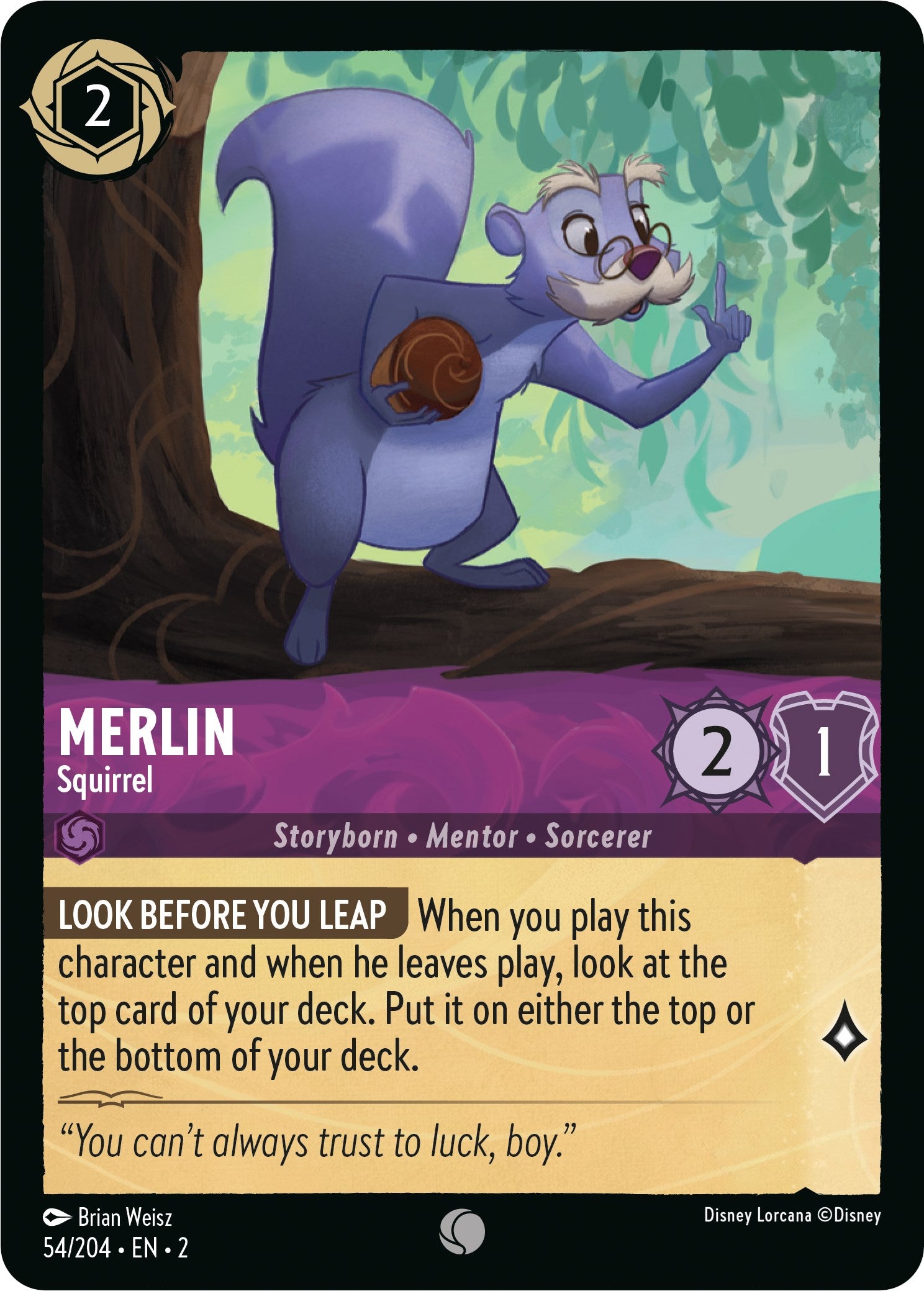 Merlin - Squirrel (54/204) [Rise of the Floodborn] | Fandemonia Ltd