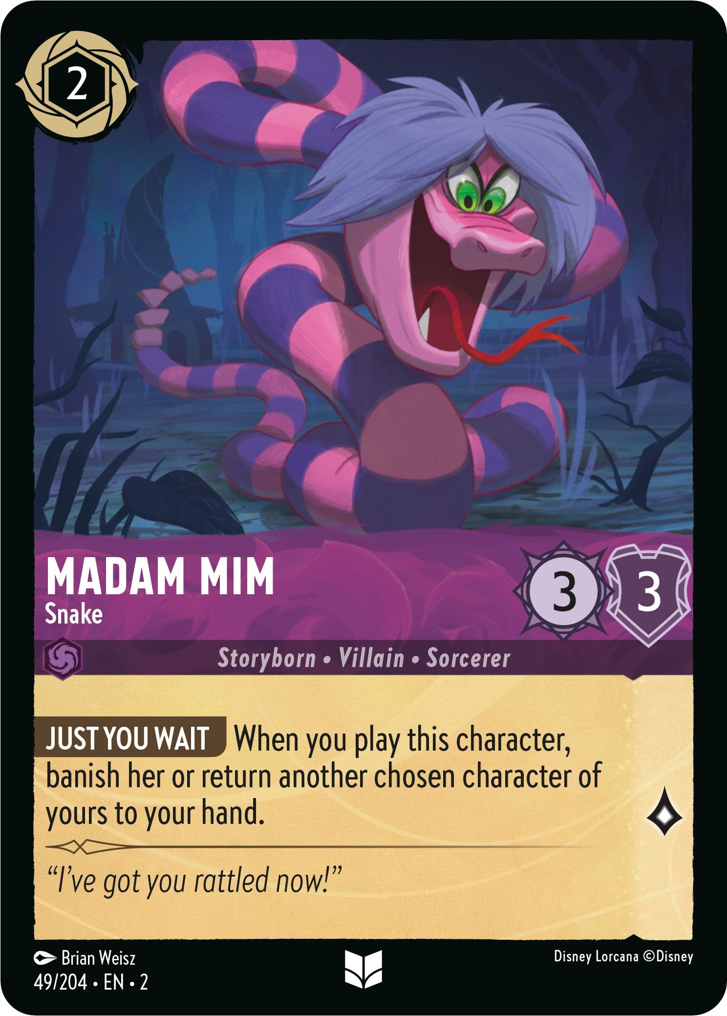 Madam Mim - Snake (49/204) [Rise of the Floodborn] | Fandemonia Ltd