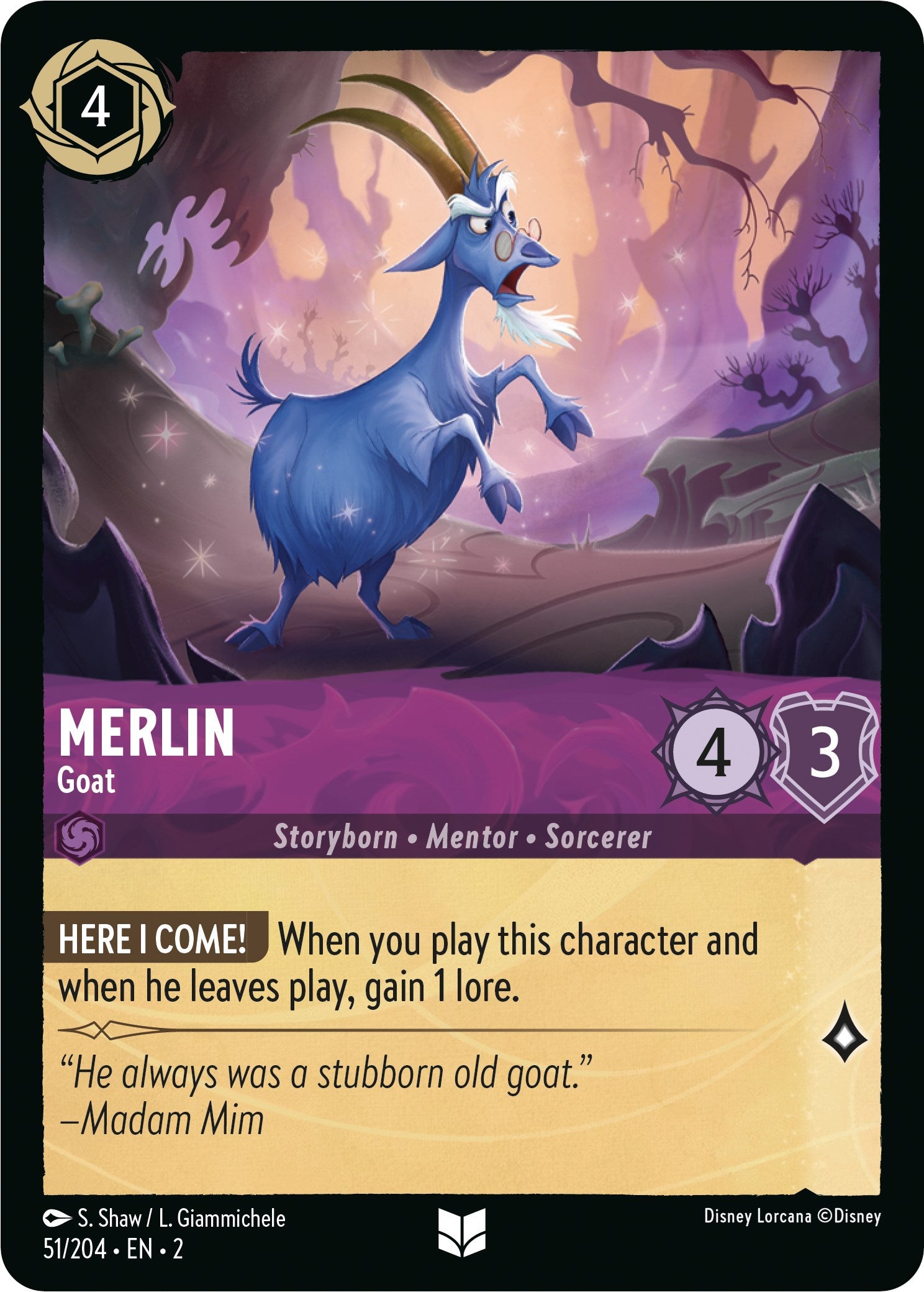 Merlin - Goat (51/204) [Rise of the Floodborn] | Fandemonia Ltd