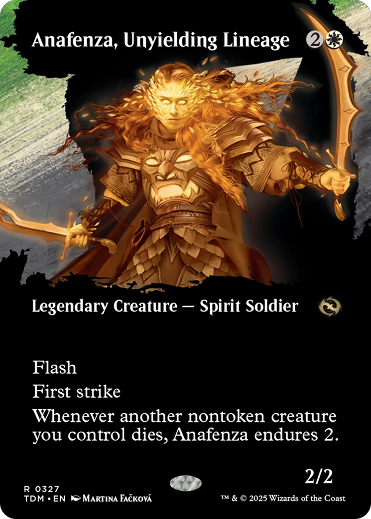 Anafenza, Unyielding Lineage (Borderless) [Tarkir: Dragonstorm] | Fandemonia Ltd