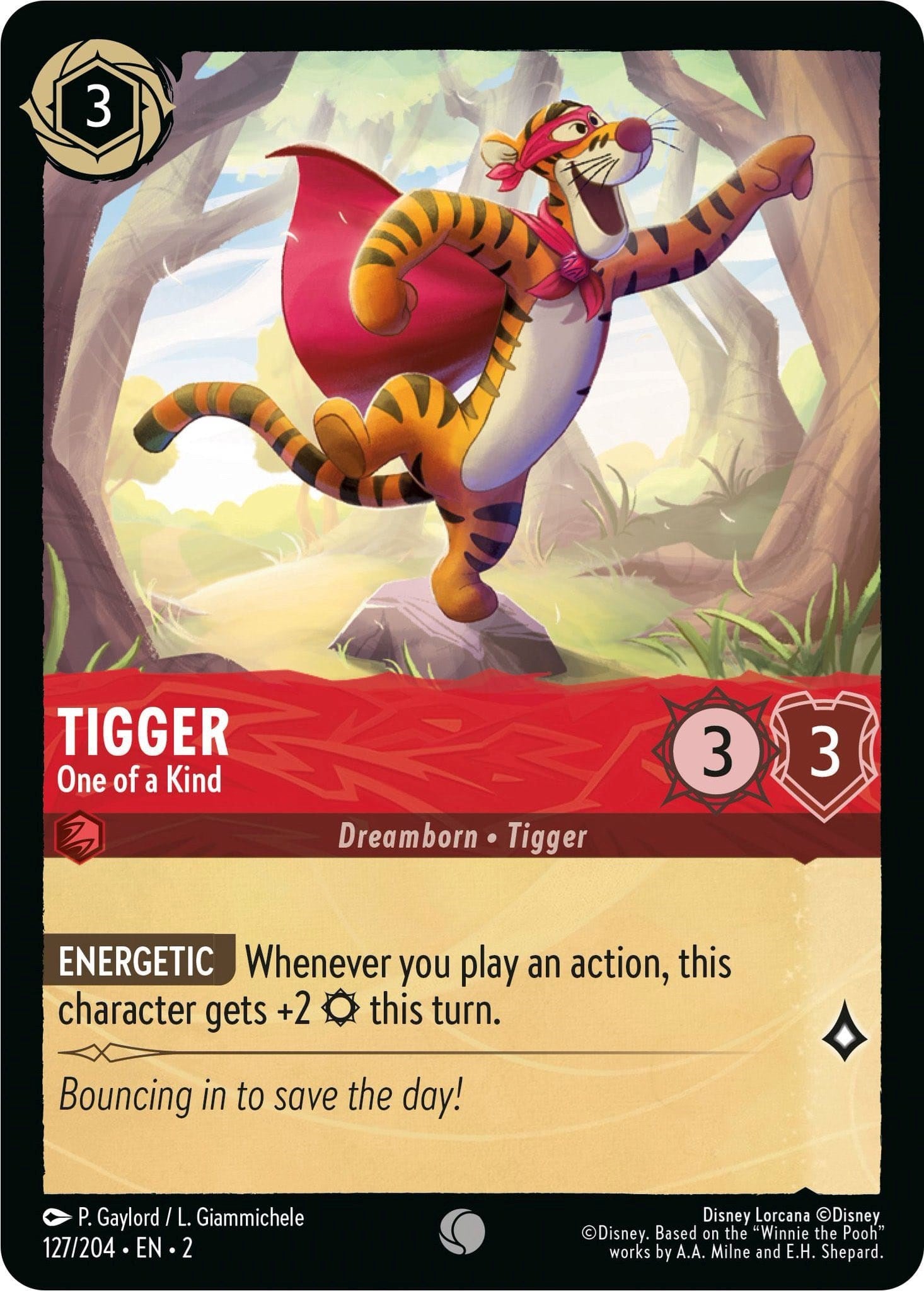 Tigger - One of a Kind (127/204) [Rise of the Floodborn] | Fandemonia Ltd