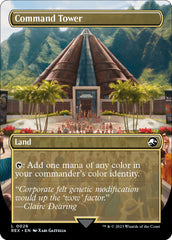 Command Tower // Commander Tower (Borderless) [Jurassic World Collection] | Fandemonia Ltd