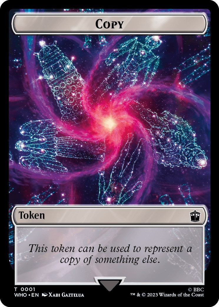 Copy // Alien Double-Sided Token [Doctor Who Tokens] | Fandemonia Ltd