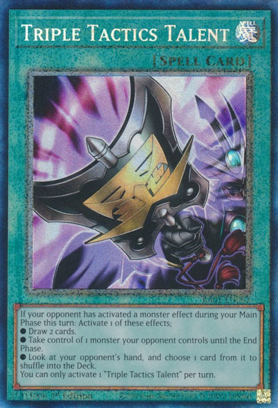 Triple Tactics Talent [RA01-EN063] Prismatic Collector's Rare | Fandemonia Ltd