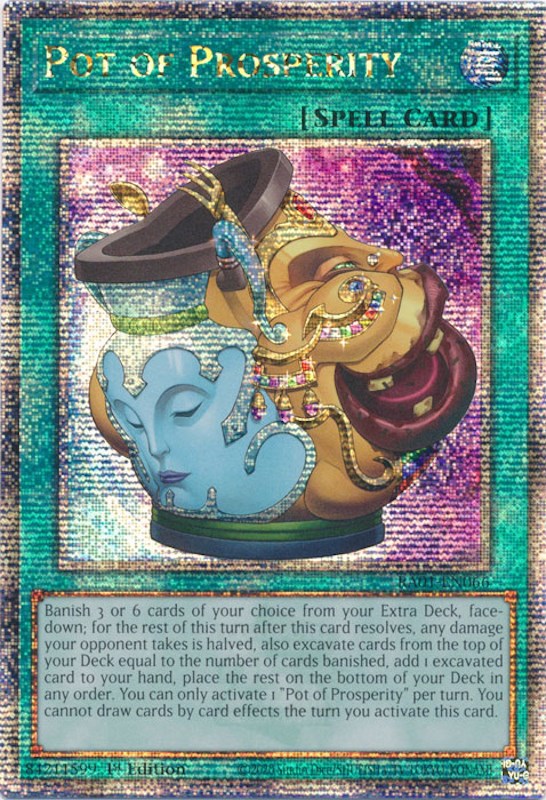 Pot of Prosperity [RA01-EN066] Quarter Century Secret Rare | Fandemonia Ltd