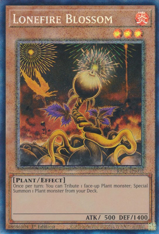 Lonefire Blossom [RA01-EN002] Prismatic Collector's Rare | Fandemonia Ltd