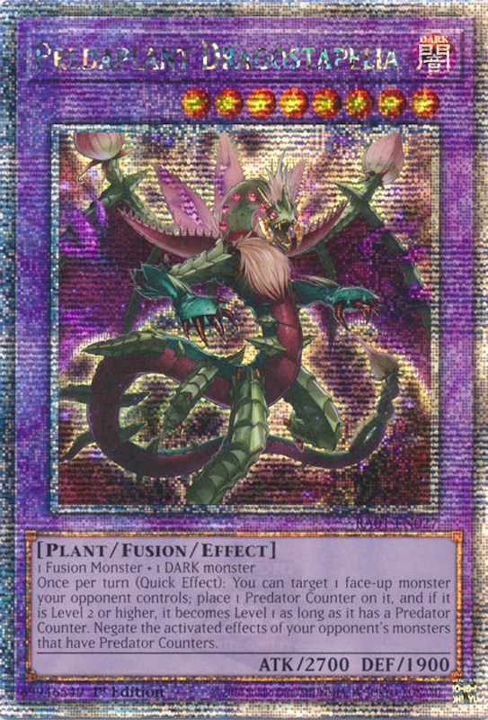 Predaplant Dragostapelia [RA01-EN027] Quarter Century Secret Rare | Fandemonia Ltd
