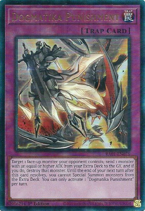 Dogmatika Punishment [RA01-EN076] Prismatic Ultimate Rare | Fandemonia Ltd