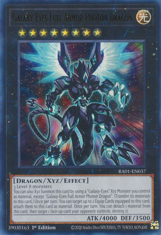 Galaxy-Eyes Full Armor Photon Dragon [RA01-EN037] Ultra Rare | Fandemonia Ltd