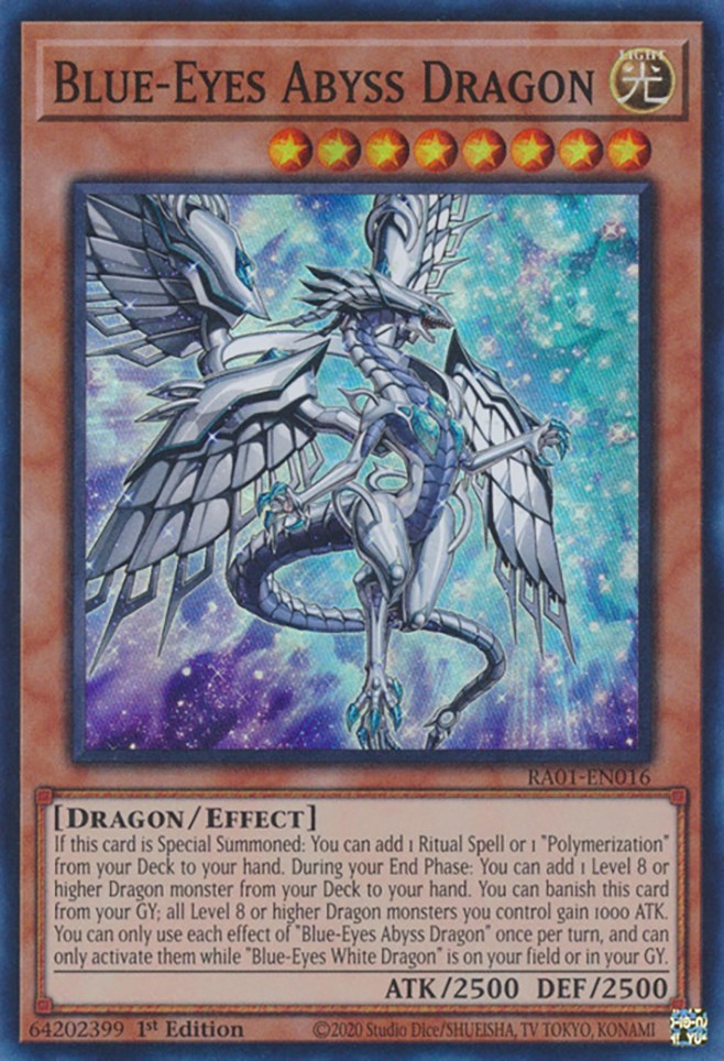 Blue-Eyes Abyss Dragon [RA01-EN016] Super Rare | Fandemonia Ltd
