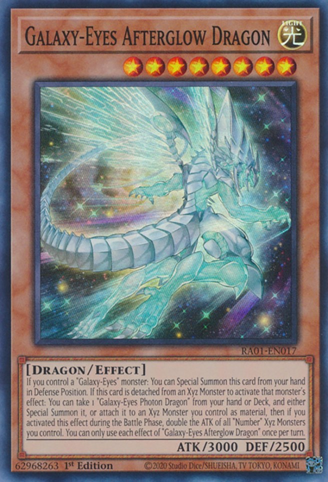 Galaxy-Eyes Afterglow Dragon [RA01-EN017] Super Rare | Fandemonia Ltd
