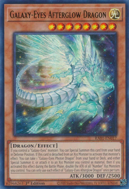 Galaxy-Eyes Afterglow Dragon [RA01-EN017] Ultra Rare | Fandemonia Ltd