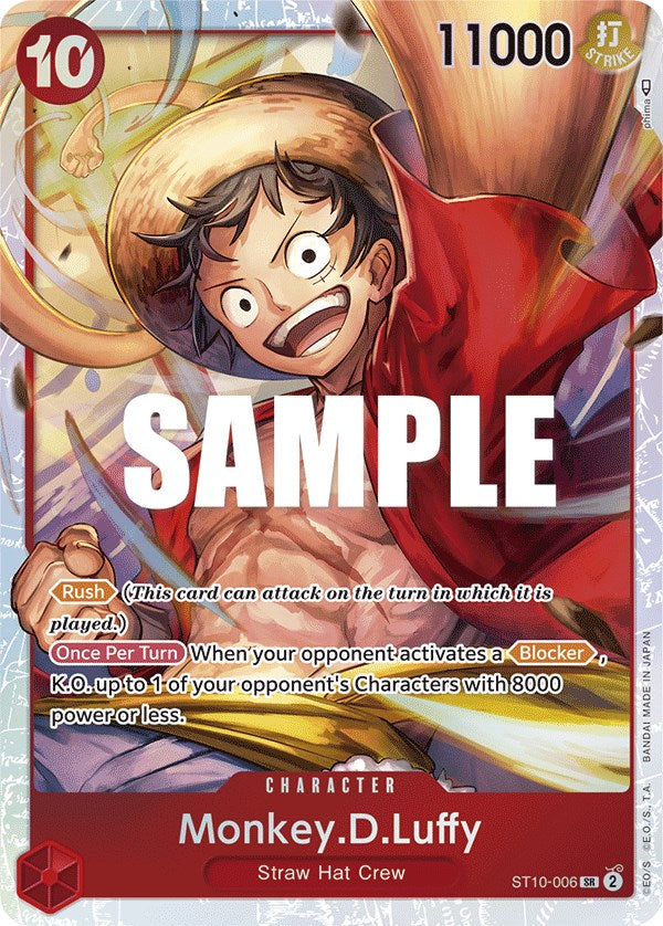 Monkey.D.Luffy [Ultra Deck - The Three Captains] | Fandemonia Ltd
