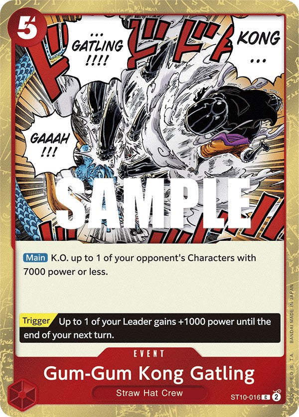 Gum-Gum Kong Gatling [Ultra Deck - The Three Captains] | Fandemonia Ltd
