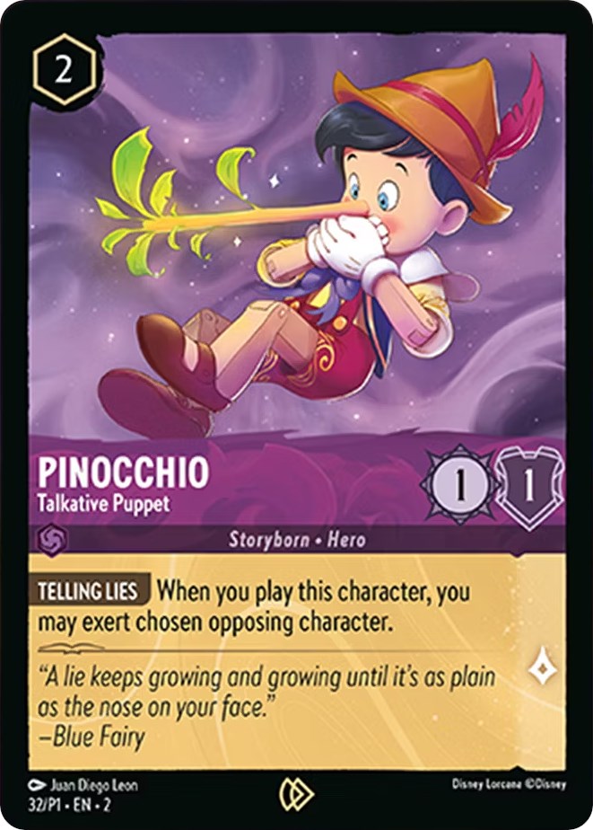Pinocchio - Talkative Puppet (32) [Promo Cards] | Fandemonia Ltd