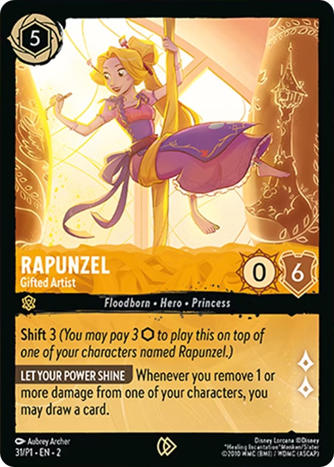 Rapunzel - Gifted Artist (31) [Promo Cards] | Fandemonia Ltd