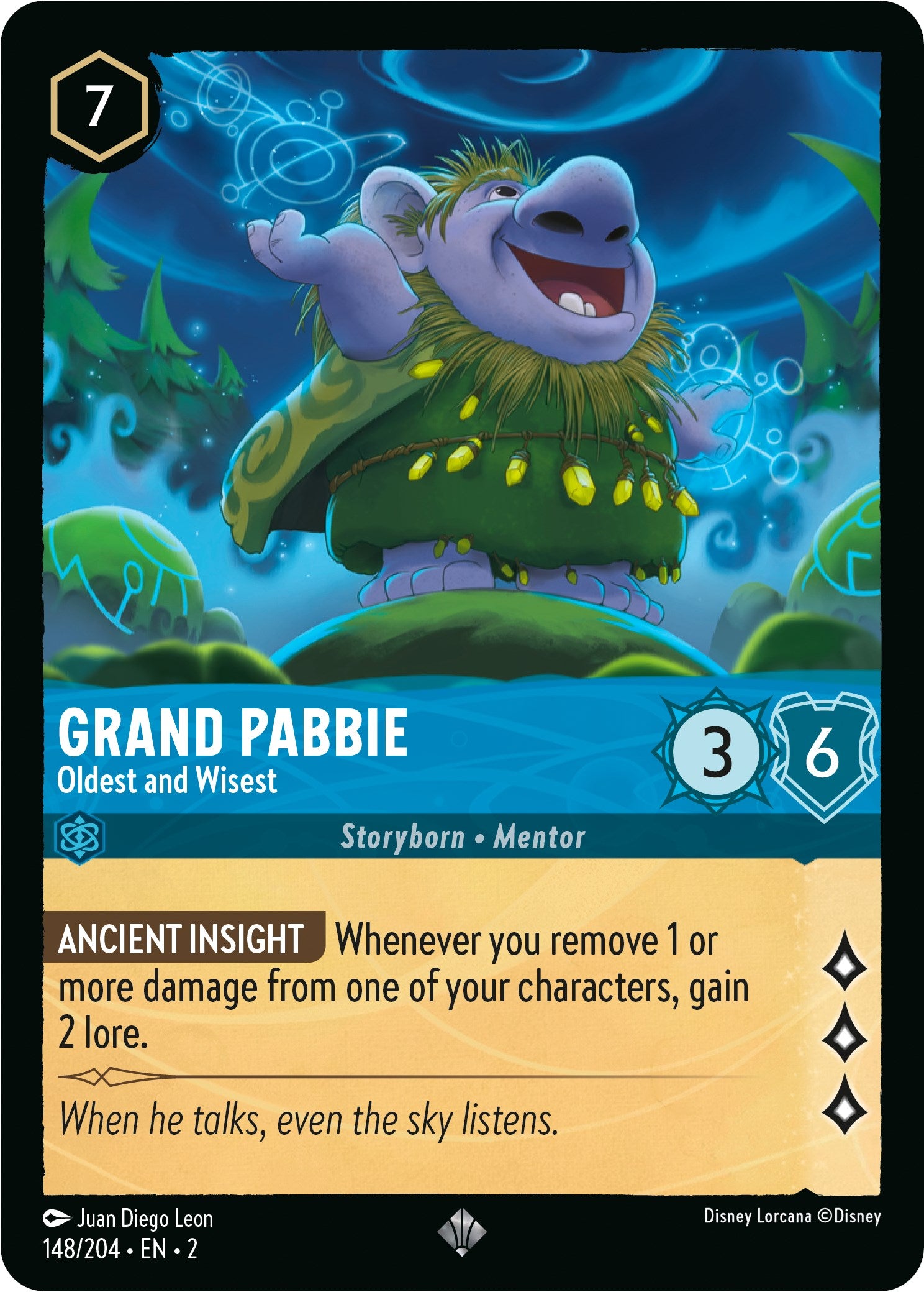 Grand Pabbie - Oldest and Wisest (148/204) [Rise of the Floodborn] | Fandemonia Ltd