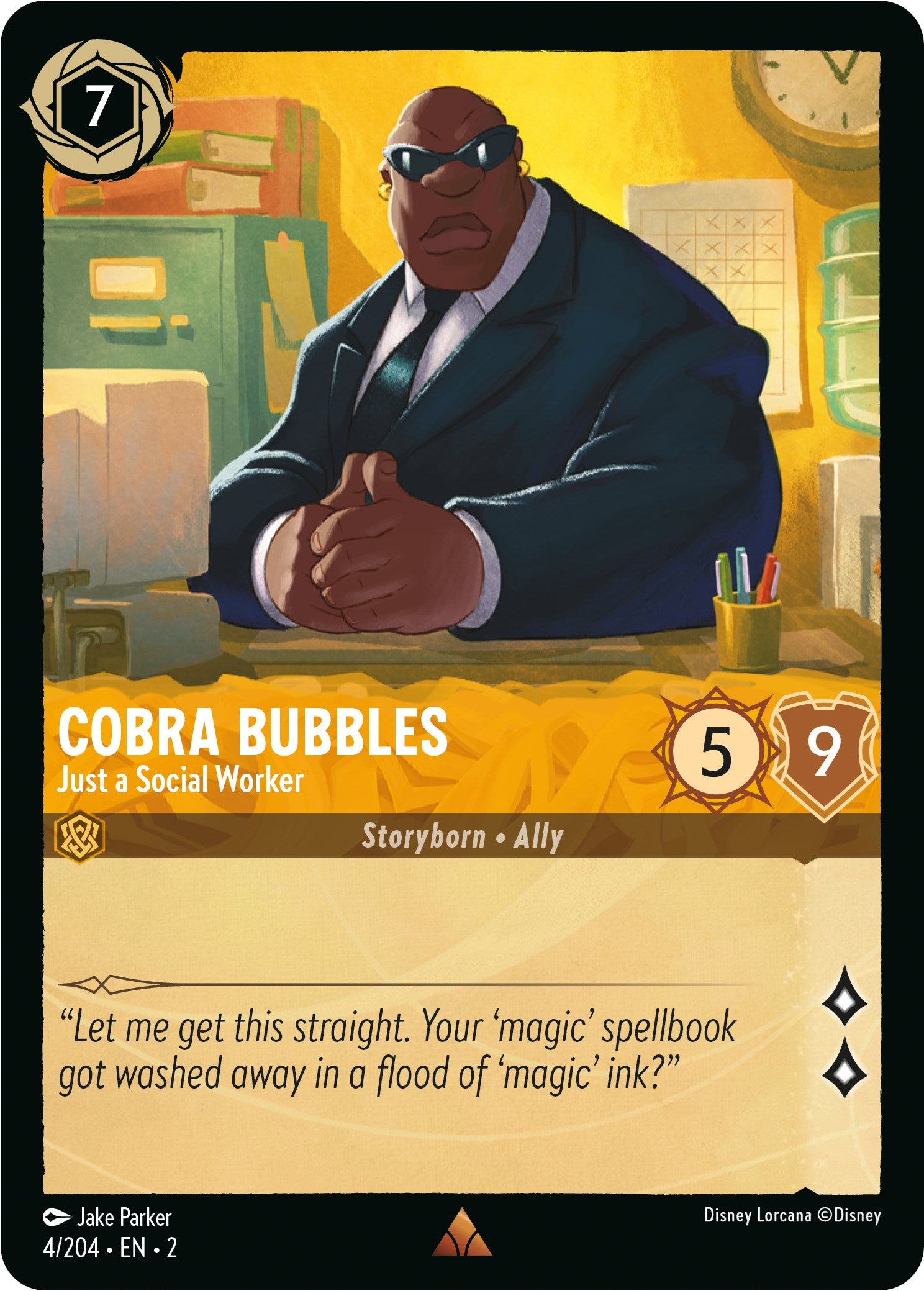 Cobra Bubbles - Just a Social Worker (4/204) [Rise of the Floodborn] | Fandemonia Ltd