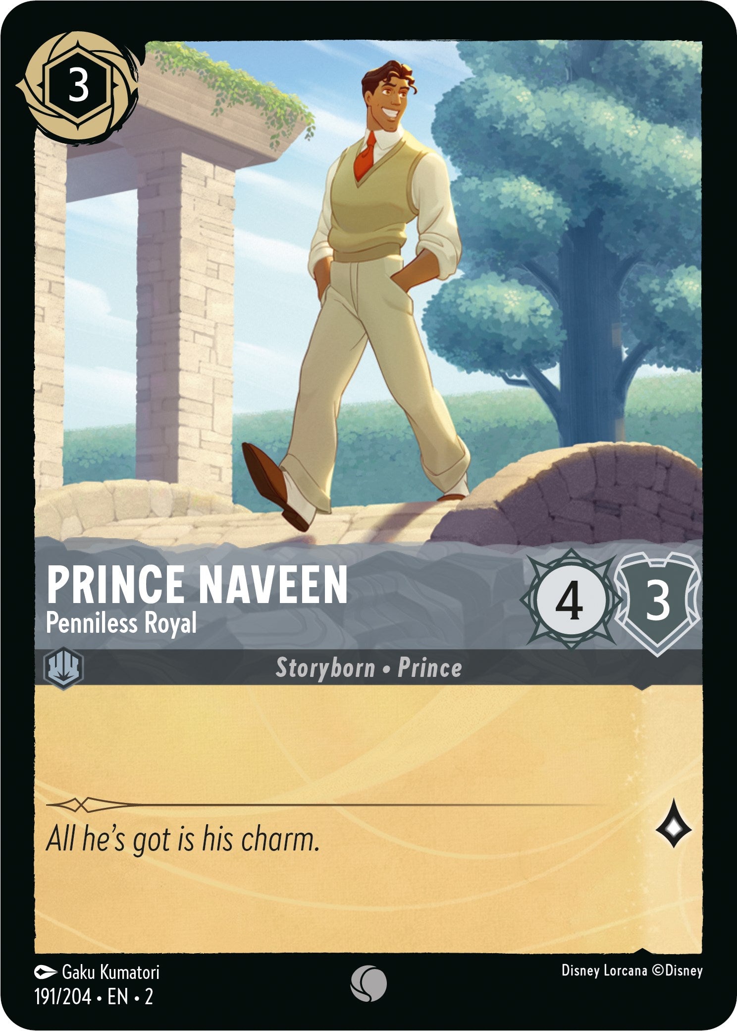 Prince Naveen - Penniless Royal (191/204) [Rise of the Floodborn] | Fandemonia Ltd