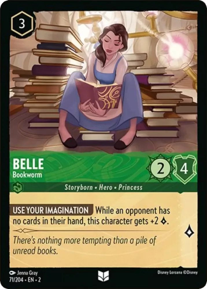 Belle - Bookworm (71/204) [Rise of the Floodborn] | Fandemonia Ltd