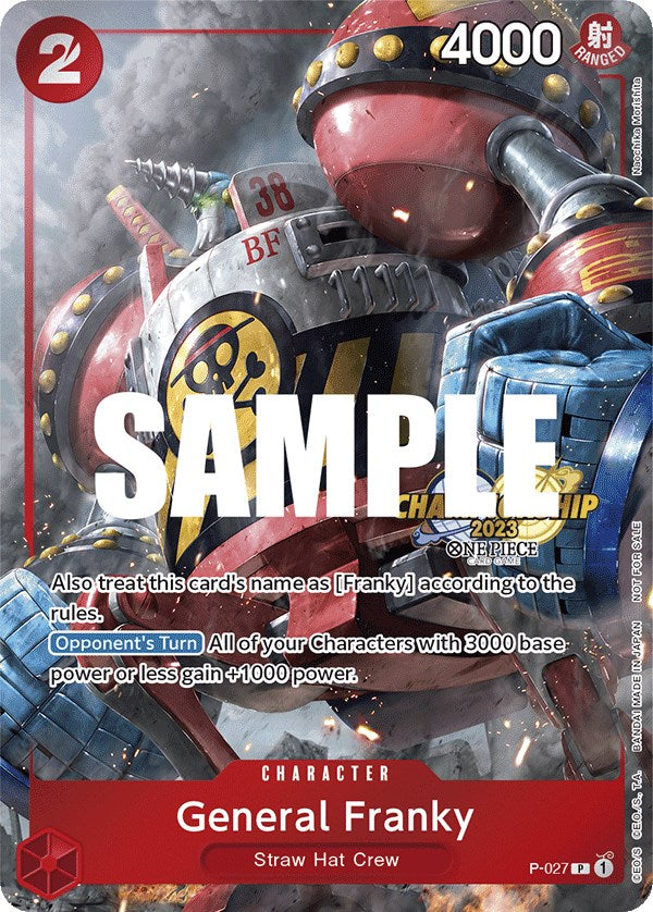 General Franky (CS 2023 Event Pack) [One Piece Promotion Cards] | Fandemonia Ltd