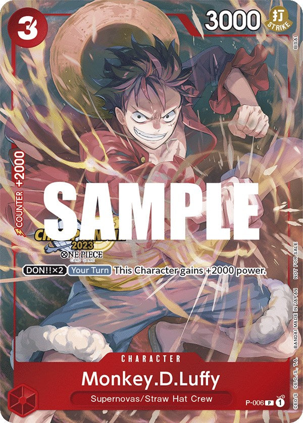 Monkey.D.Luffy (CS 2023 Celebration Pack) [One Piece Promotion Cards] | Fandemonia Ltd