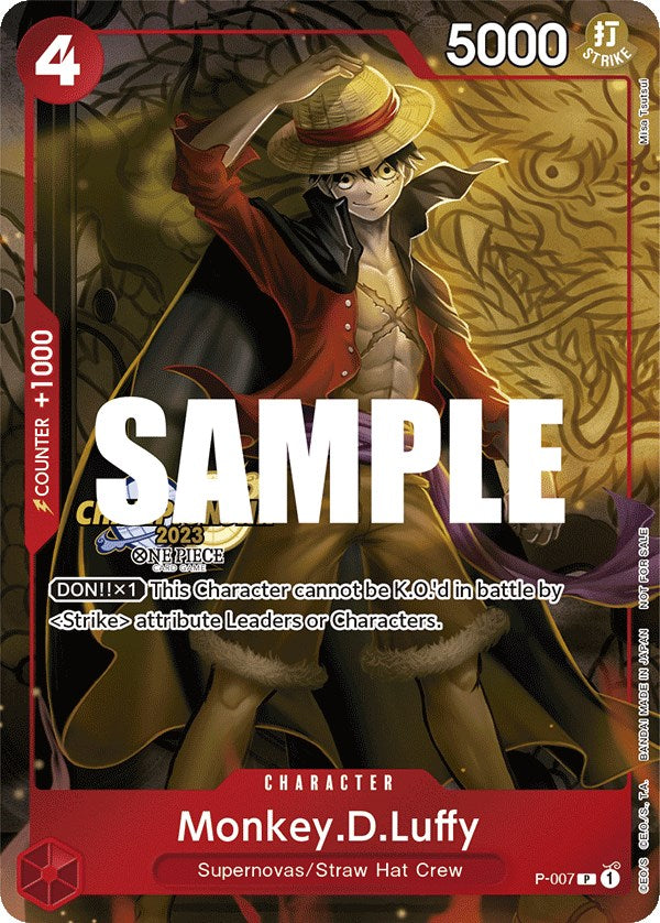 Monkey.D.Luffy (CS 2023 Celebration Pack) [One Piece Promotion Cards] | Fandemonia Ltd