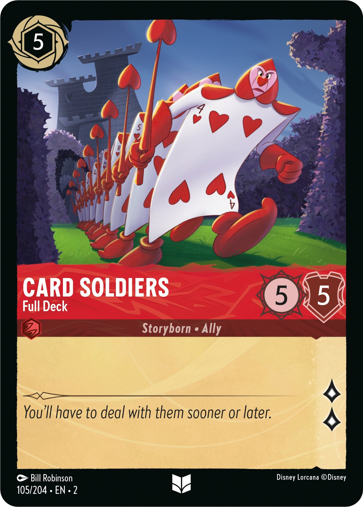 Card Soldiers - Full Deck (105/204) [Rise of the Floodborn] | Fandemonia Ltd