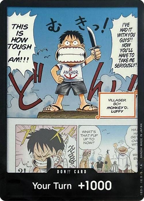 DON!! Card (Young Luffy) (Devil Fruits Collection Vol. 1) [One Piece Promotion Cards] | Fandemonia Ltd