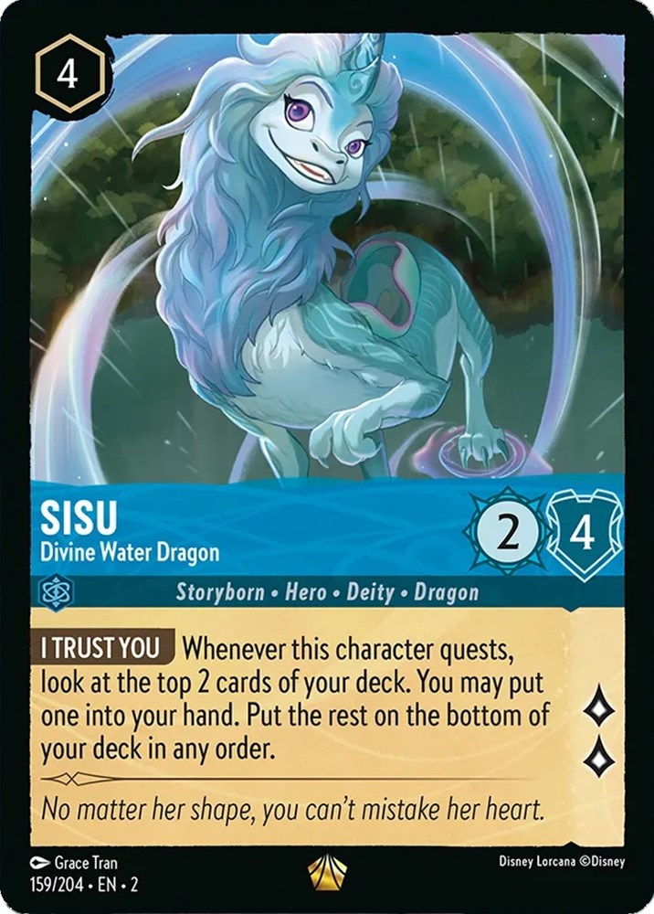 Sisu - Divine Water Dragon (159/204) [Rise of the Floodborn] | Fandemonia Ltd