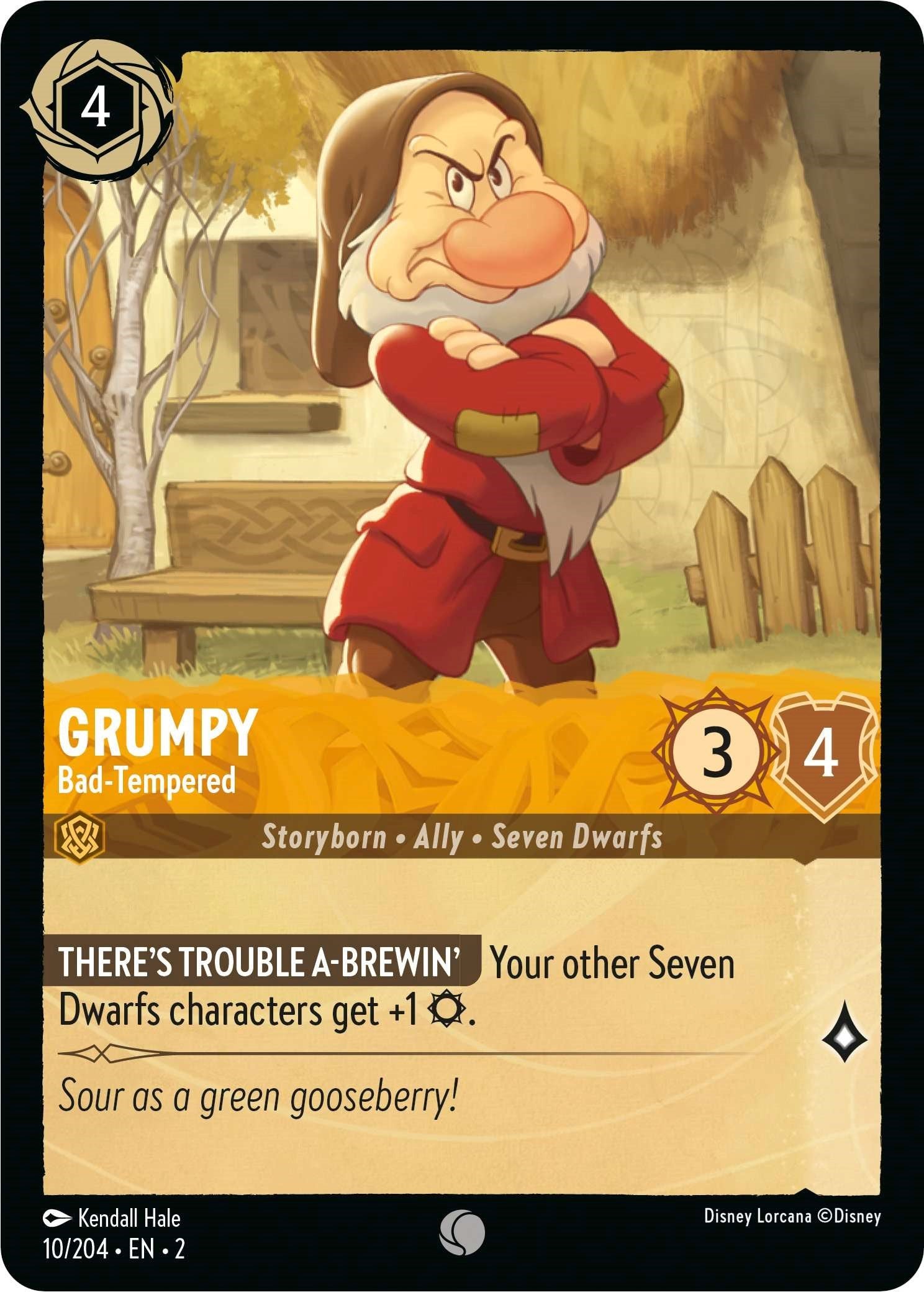 Grumpy - Bad-Tempered (10/204) [Rise of the Floodborn] | Fandemonia Ltd