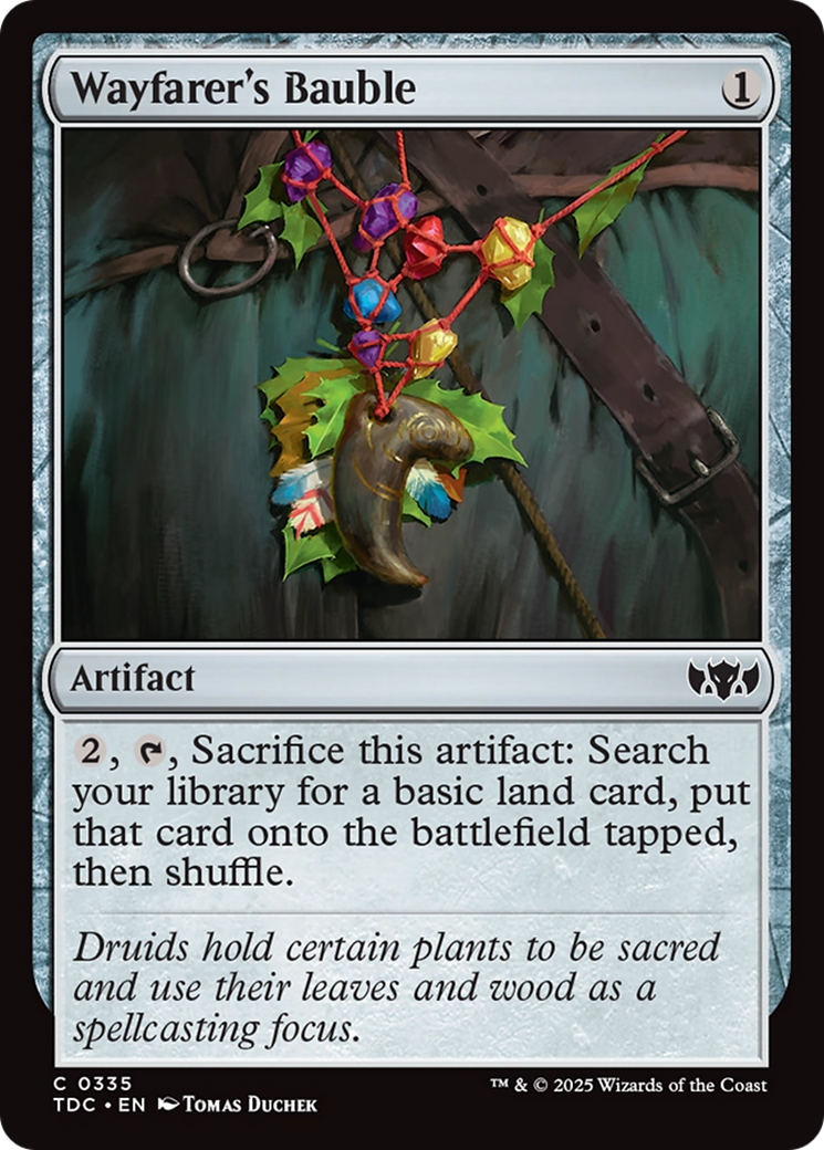 Wayfarer's Bauble [Tarkir: Dragonstorm Commander] | Fandemonia Ltd