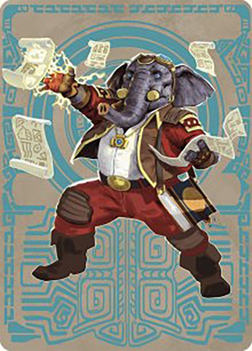 Quintorius Kand Art Card (65/81) [The Lost Caverns of Ixalan Art Series] | Fandemonia Ltd