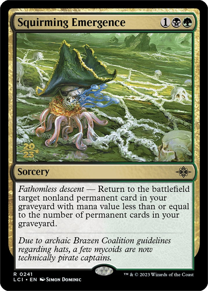 Squirming Emergence [The Lost Caverns of Ixalan Prerelease Cards] | Fandemonia Ltd