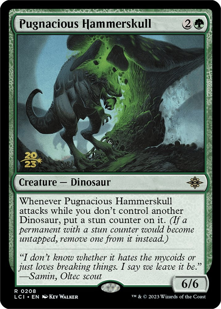Pugnacious Hammerskull [The Lost Caverns of Ixalan Prerelease Cards] | Fandemonia Ltd