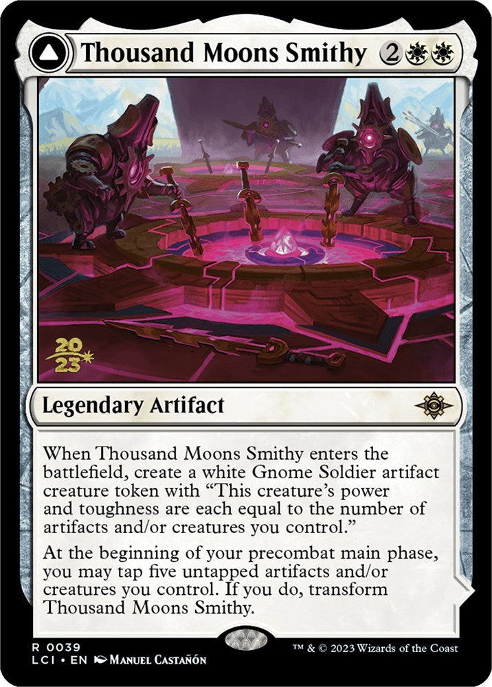 Thousand Moons Smithy // Barracks of the Thousand [The Lost Caverns of Ixalan Prerelease Cards] | Fandemonia Ltd