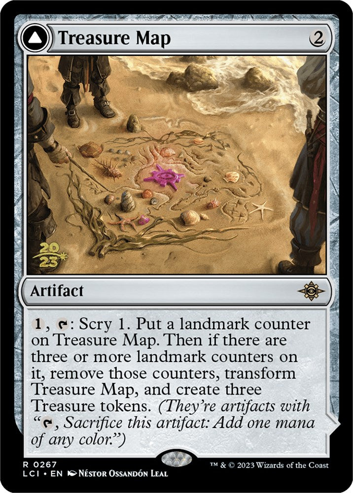 Treasure Map // Treasure Cove [The Lost Caverns of Ixalan Prerelease Cards] | Fandemonia Ltd