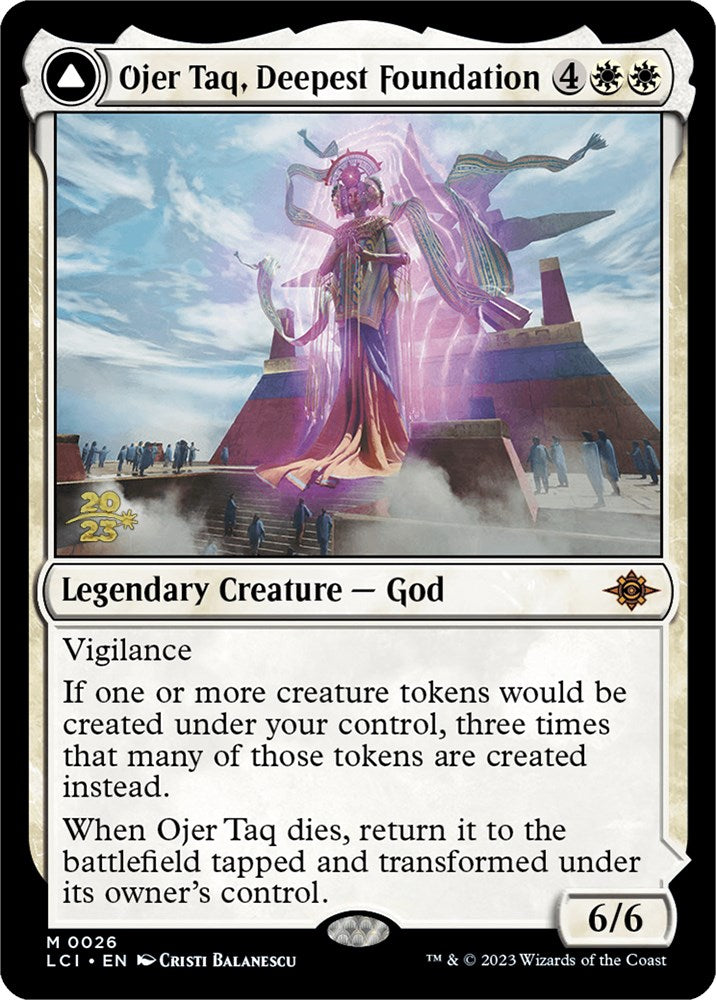 Ojer Taq, Deepest Foundation // Temple of Civilization [The Lost Caverns of Ixalan Prerelease Cards] | Fandemonia Ltd