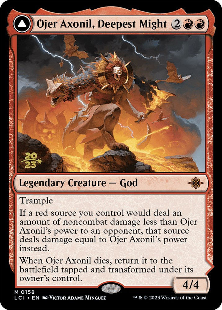 Ojer Axonil, Deepest Might [The Lost Caverns of Ixalan Prerelease Cards] | Fandemonia Ltd