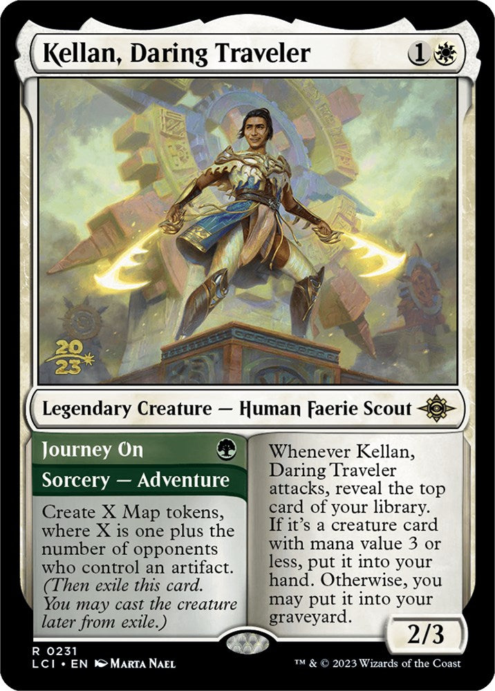 Kellan, Daring Traveler [The Lost Caverns of Ixalan Prerelease Cards] | Fandemonia Ltd