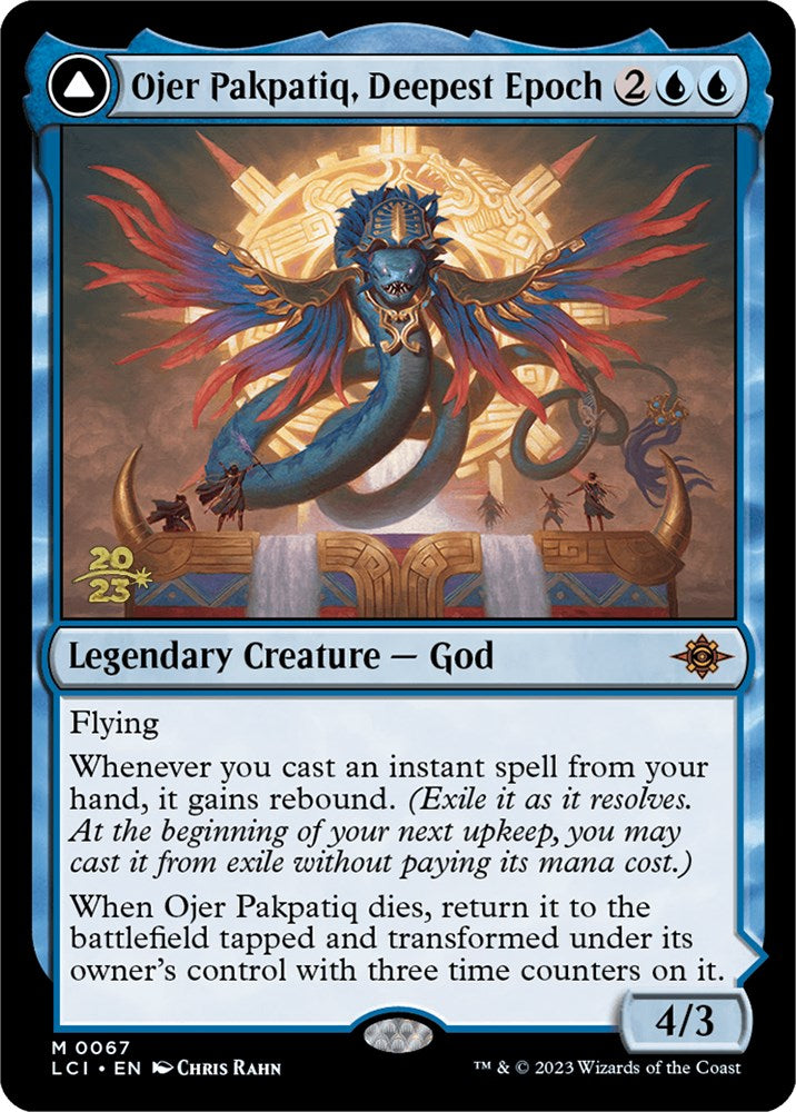 Ojer Pakpatiq, Deepest Epoch // Temple of Cyclical Time [The Lost Caverns of Ixalan Prerelease Cards] | Fandemonia Ltd