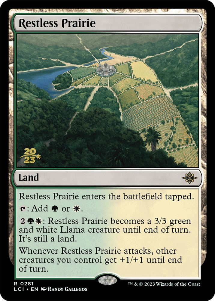 Restless Prairie [The Lost Caverns of Ixalan Prerelease Cards] | Fandemonia Ltd