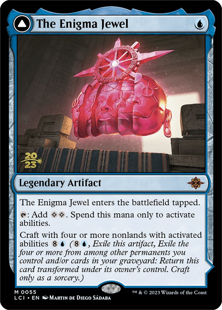 The Enigma Jewel // Locus of Enlightenment [The Lost Caverns of Ixalan Prerelease Cards] | Fandemonia Ltd