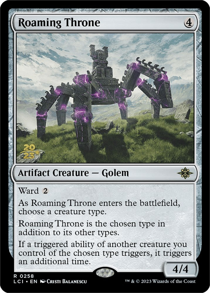 Roaming Throne [The Lost Caverns of Ixalan Prerelease Cards] | Fandemonia Ltd