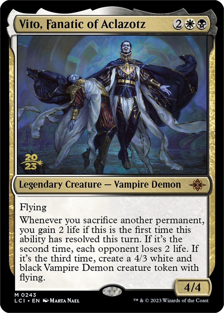Vito, Fanatic of Aclazotz [The Lost Caverns of Ixalan Prerelease Cards] | Fandemonia Ltd