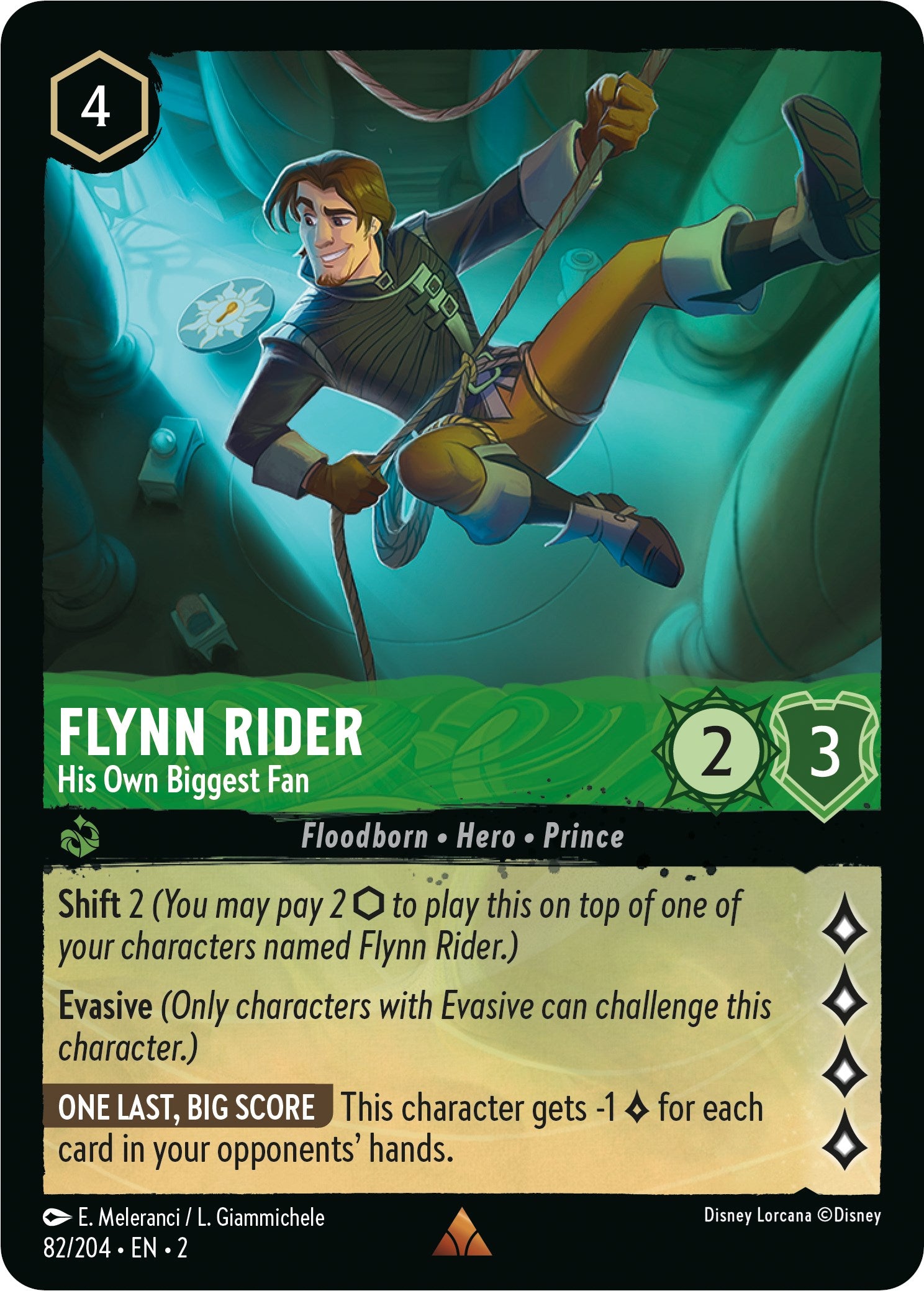 Flynn Rider - His Own Biggest Fan (82/204) [Rise of the Floodborn] | Fandemonia Ltd
