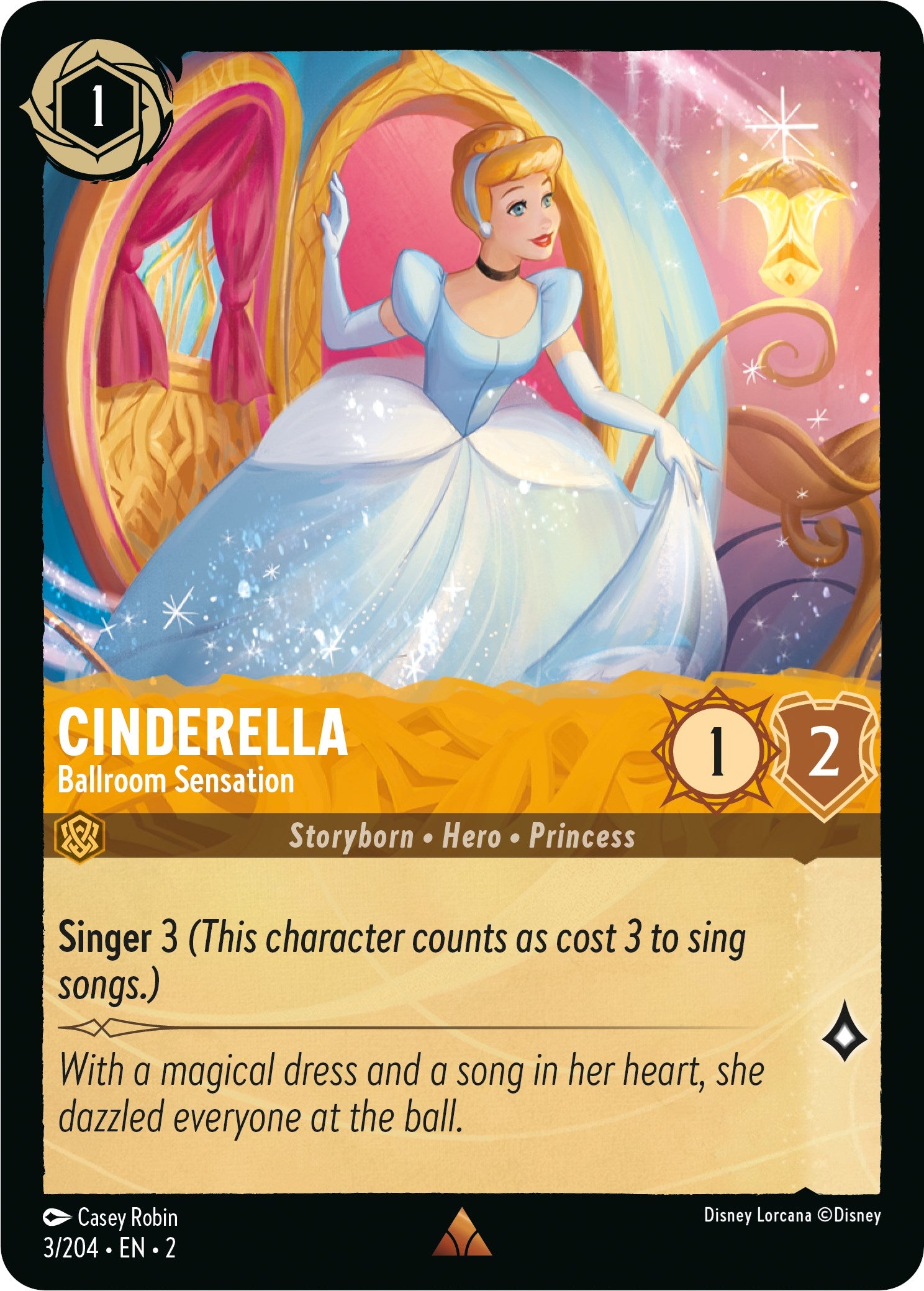 Cinderella - Ballroom Sensation (3/204) [Rise of the Floodborn] | Fandemonia Ltd