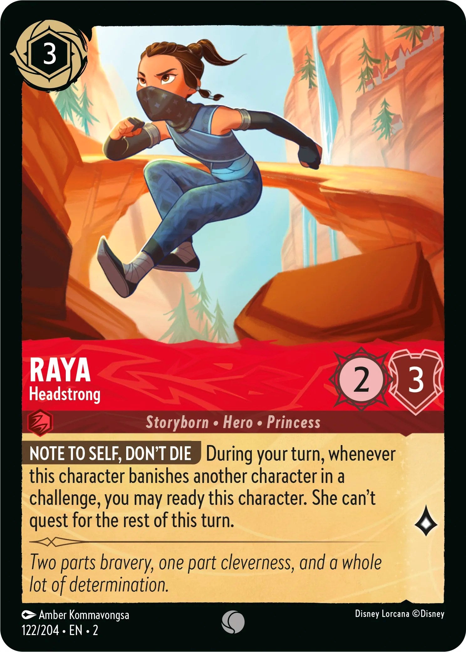 Raya - Headstrong (122/204) [Rise of the Floodborn] | Fandemonia Ltd