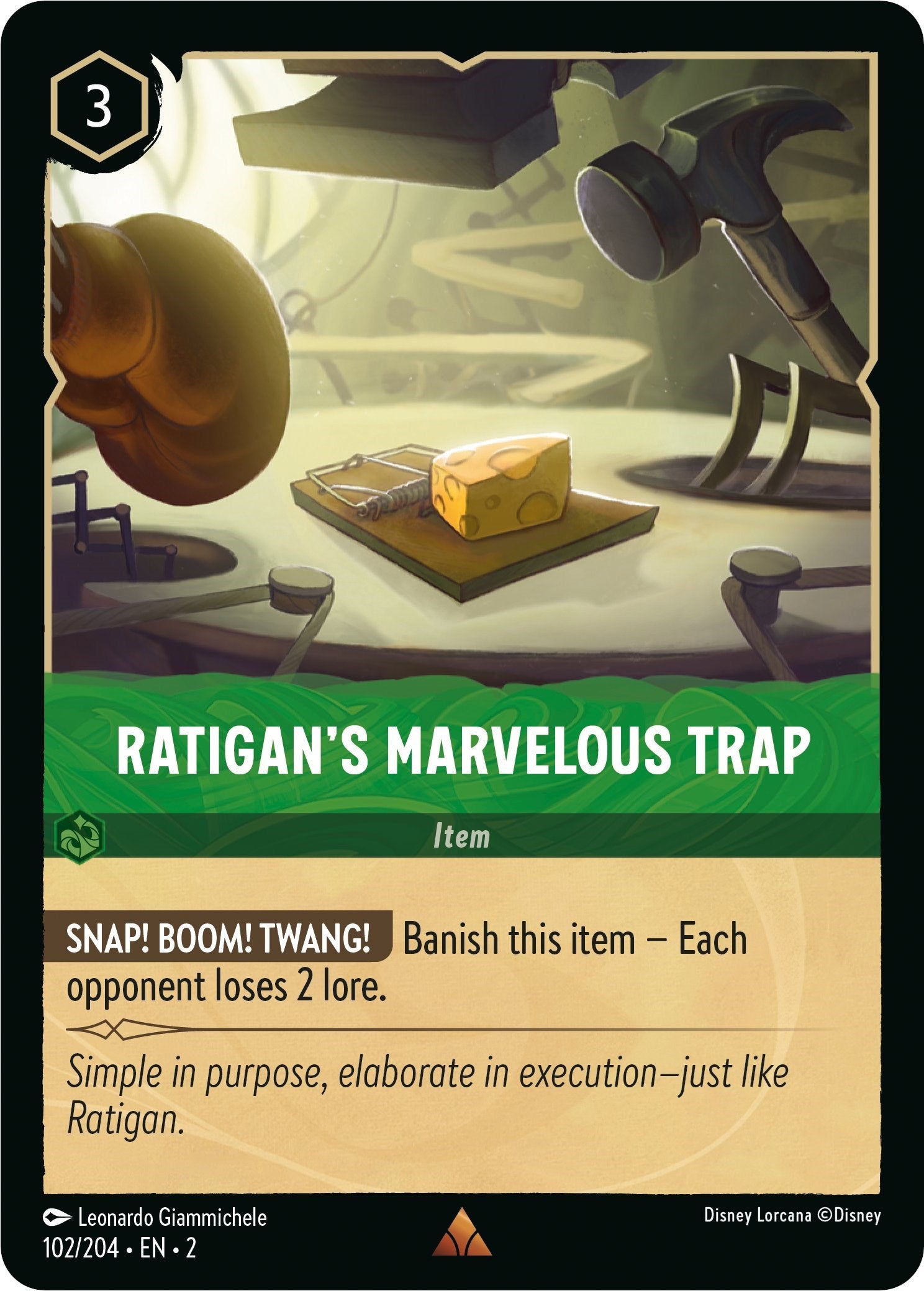 Ratigan's Marvelous Trap (102/204) [Rise of the Floodborn] | Fandemonia Ltd