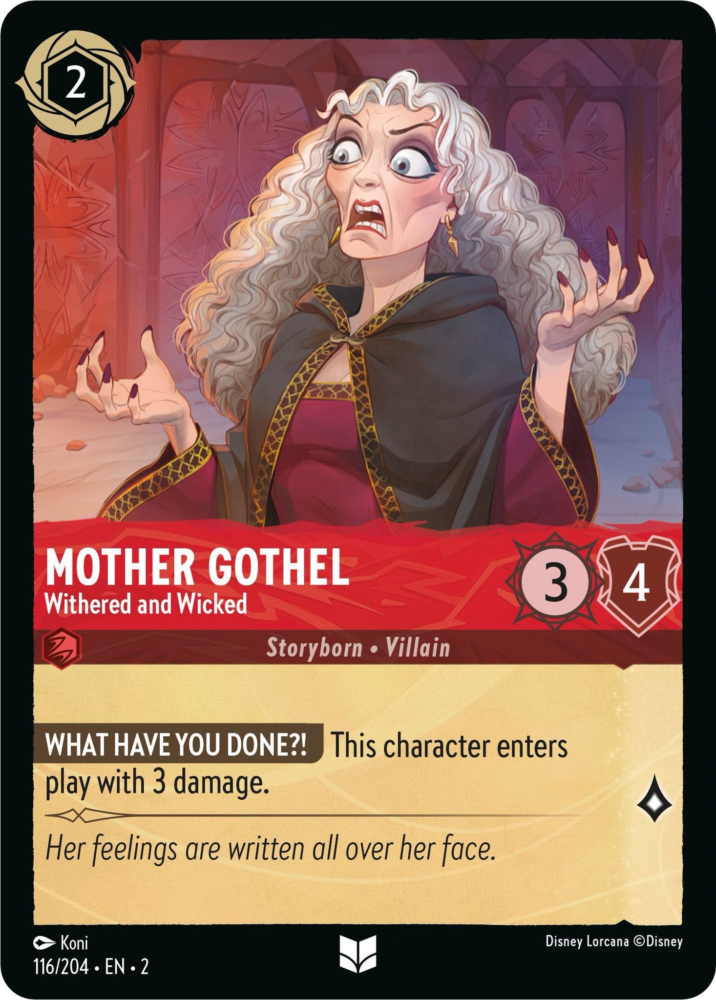 Mother Gothel - Withered and Wicked (116/204) [Rise of the Floodborn] | Fandemonia Ltd